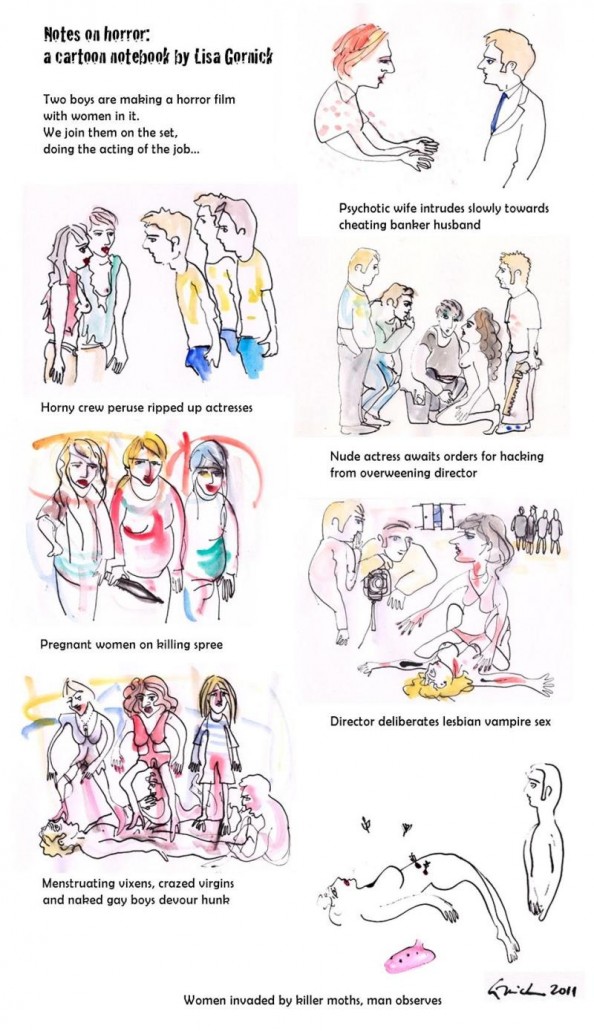 Comic strip by Lisa Gornick